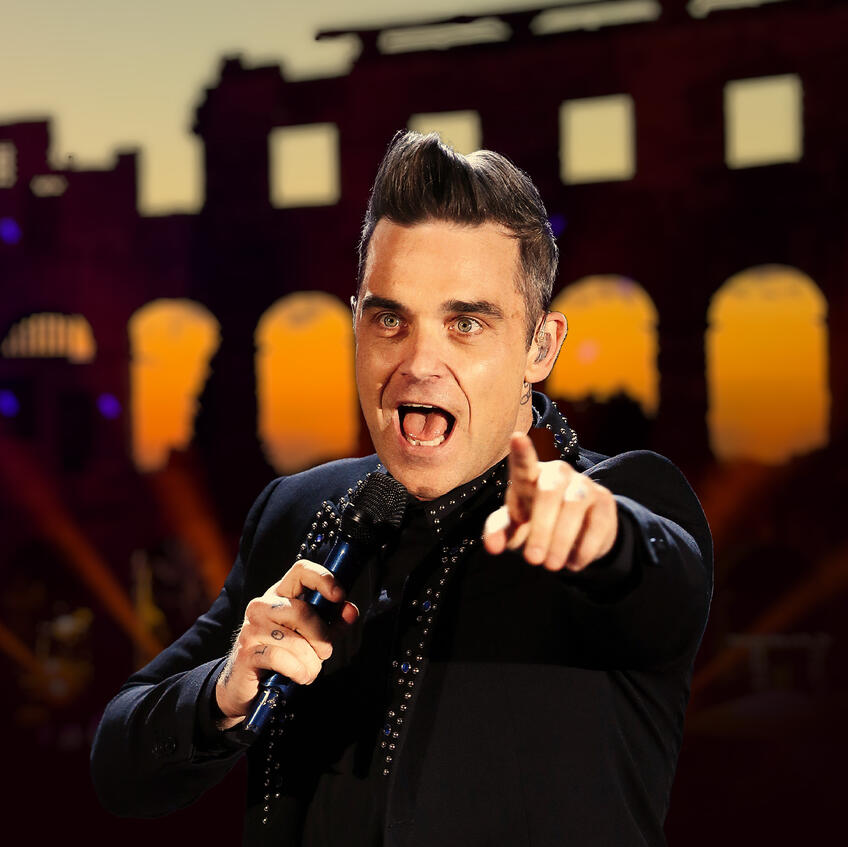 Koncert Robbieja Williamsa v Pulju