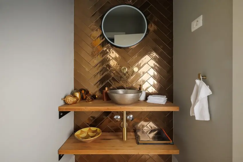Detail van de wellnessruimte in Villa BB