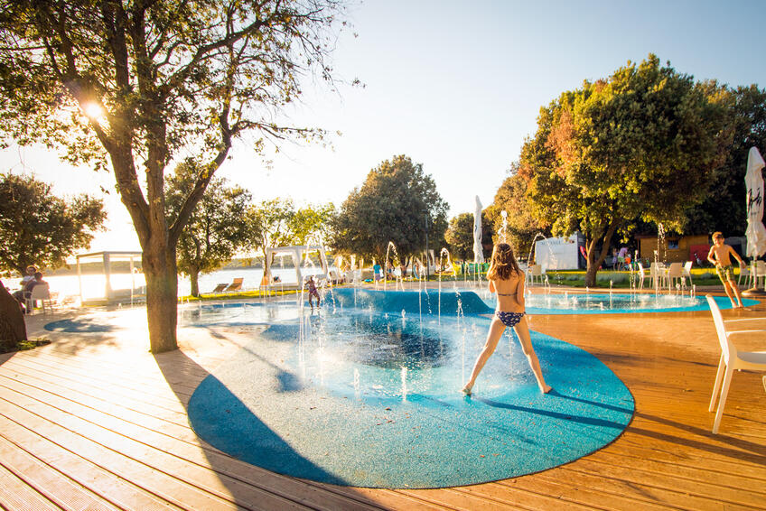 Strand San Polo Bale, Istrien, Kroatien