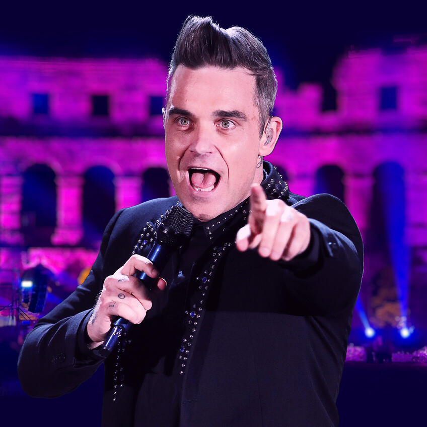 Robbie Williams concert in Pula
