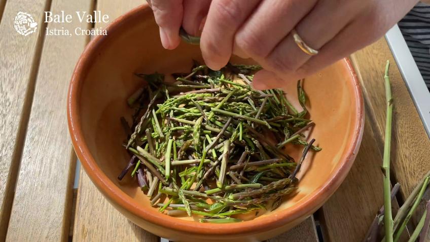 Leckere Klänge des istrischen Spargel