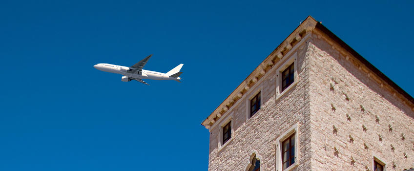 La forma más fácil de llegar a Istria y Bale es en avión